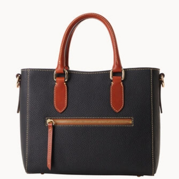 ✨️🖤 Dooney & Bourke Pebble Grain Janine Top Handle Bag✨️🖤 - Picture 3 of 7